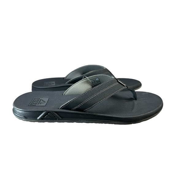 Reef Element TQT Mens Flip Flops Black Sandals Size 13 H-24 LTC main image 5